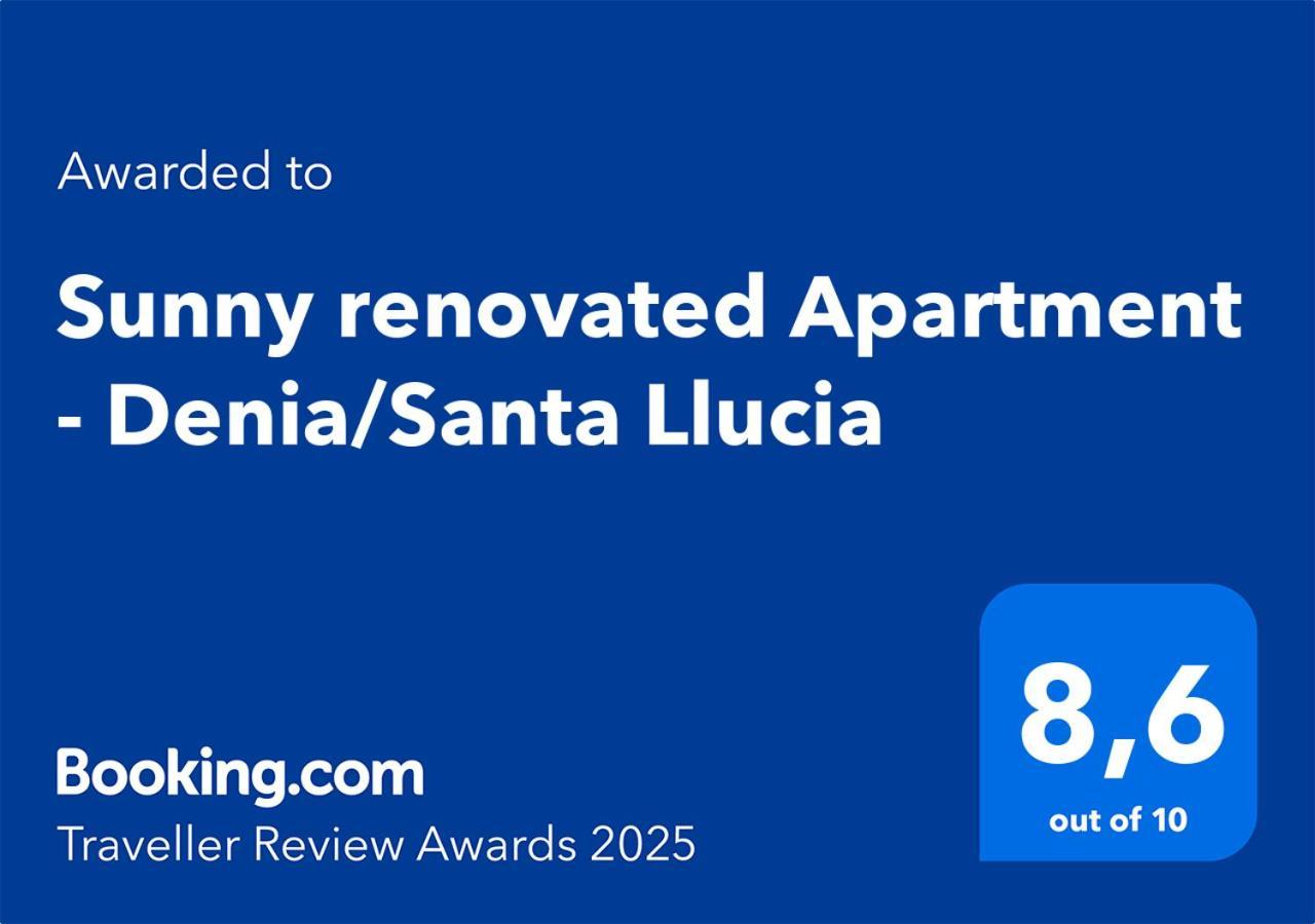 Sunny Renovated Apartment - Denia/Santa Llucia Kültér fotó
